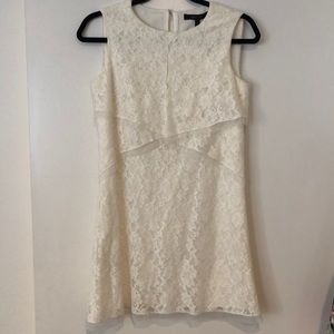 BCBG Mazazria White Lace Dress